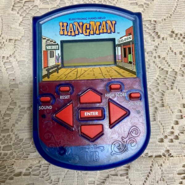 Vintage Hangman Electronic Hand Held Game (Needs Battery)