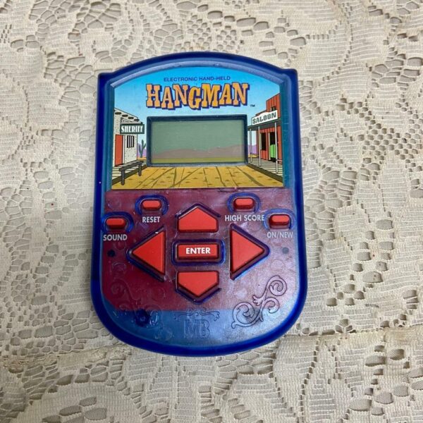 Vintage Hangman Electronic Hand Held Game (Needs Battery)