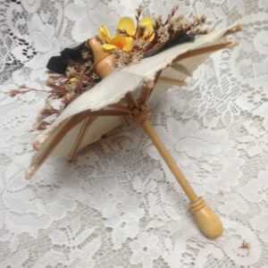 Vintage Rare, Dolls Parasol 8in x 8in D