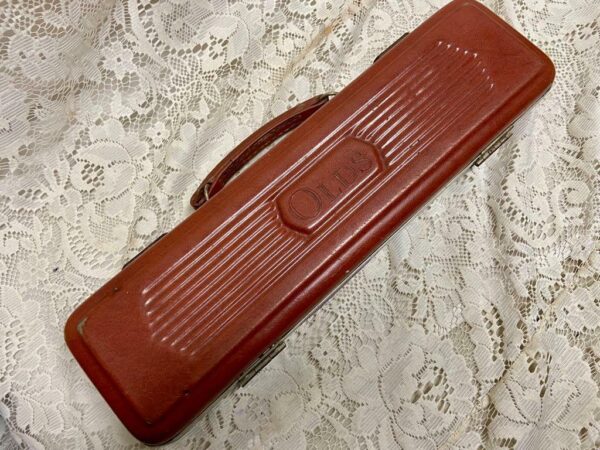 Antique Rare F.E. Olds & Sons Ambassador USA Silver Flute With Original Case