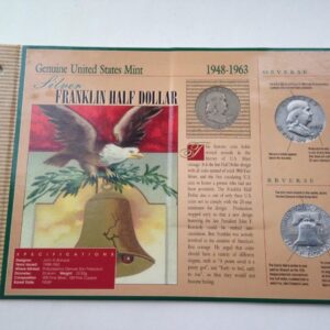 Genuine United States Mint - 1948-1963 Silver Franklin Half Dollar