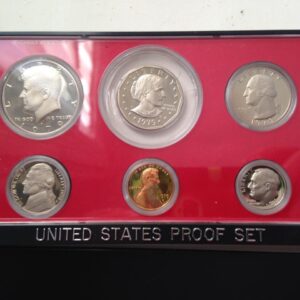 1979S United States Proof Set -6pc Coin Set FV $1.91