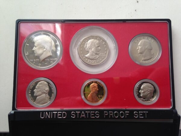 1979S United States Proof Set -6pc Coin Set FV $1.91