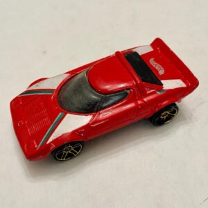 Vintage Hotwheels-Mattel Inc. 2001 Red Lancia Stratos