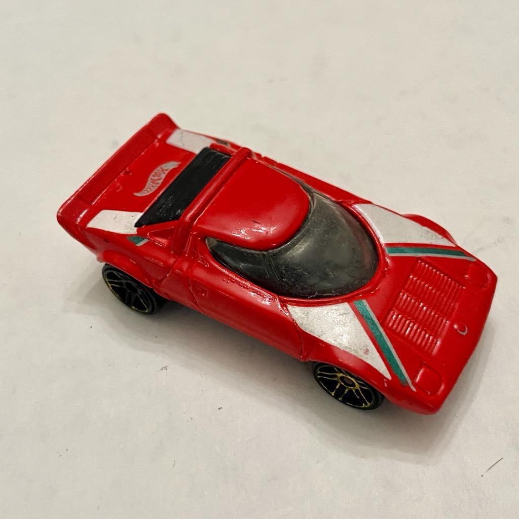 Vintage Hotwheels-Mattel Inc. 2001 Red Lancia Stratos