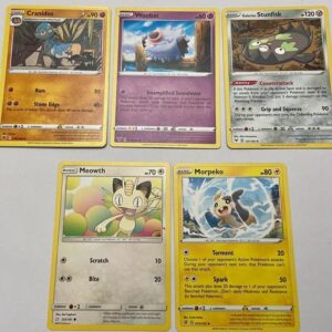 Lot of 5 Pokemon Cards- Lot # 7