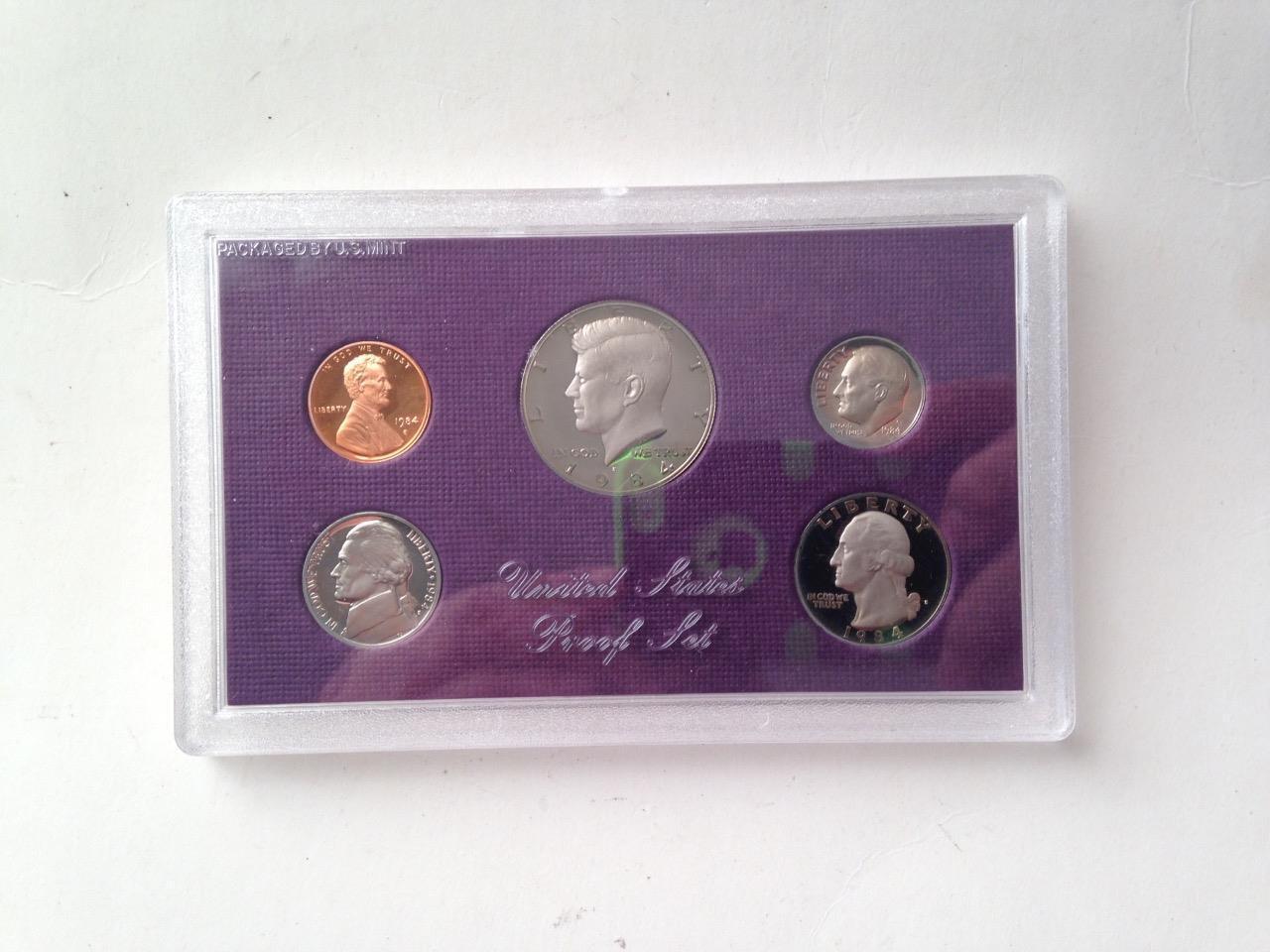 1998S United States Proof Set -5pc Coin Set FV $0.91