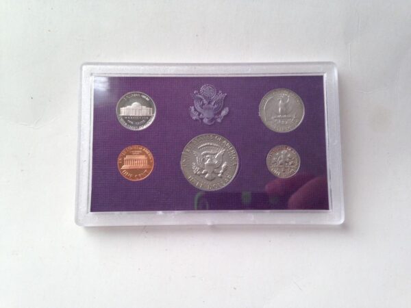 1998S United States Proof Set -5pc Coin Set FV $0.91