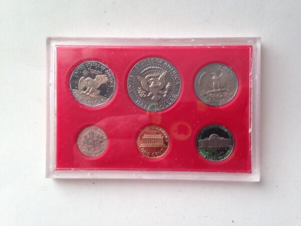 1980S United States Proof Set -6pc Coin Set FV $1.91