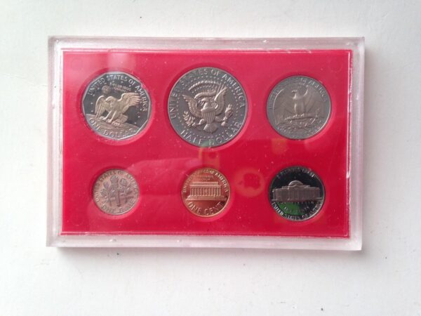 1980S United States Proof Set -6pc Coin Set FV $1.91