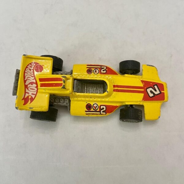 Vintage Hotwheels-Mattel Inc. 1985 Yellow Race Car