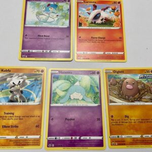 Lot of 5 Pokemon Cards- Lot # 5