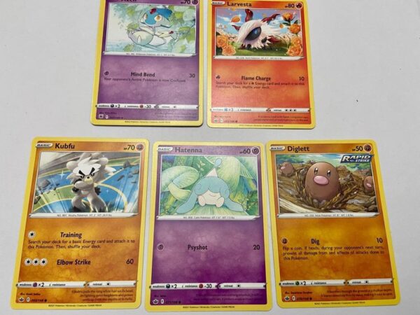 Lot of 5 Pokemon Cards- Lot # 5