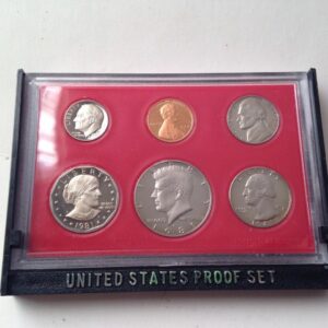 1981S United States Proof Set -6pc Coin Set FV $1.91