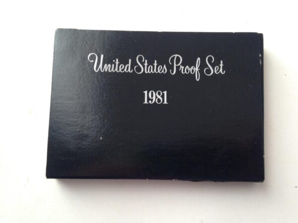 1981S United States Proof Set -6pc Coin Set FV $1.91