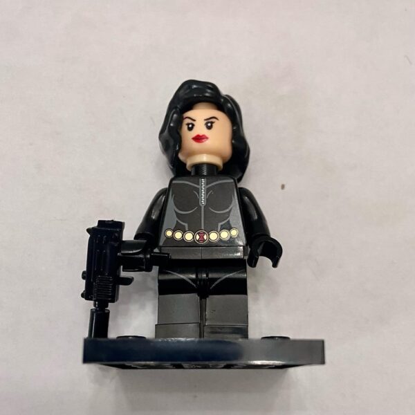 World Mini Figures-Long Haired Black Widow, 2 inch Miniature Figure