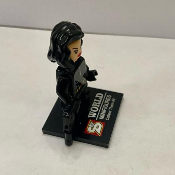 World Mini Figures-Long Haired Black Widow, 2 inch Miniature Figure