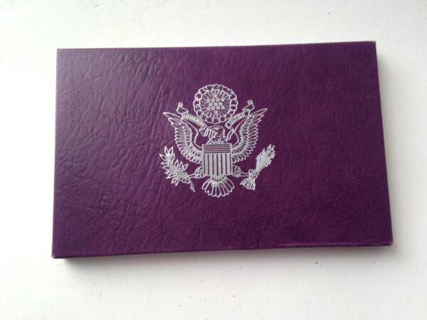 1990S United States Proof Set -5pc Coin Set FV $0.91