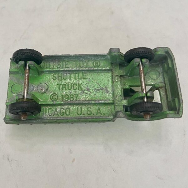 Vintage Tootsie Toy green dump truck