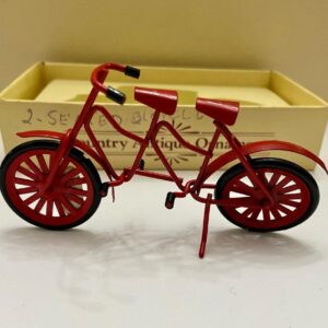 Vintage, Rare, Country Antique Ornament- 2-Seater Bicycle