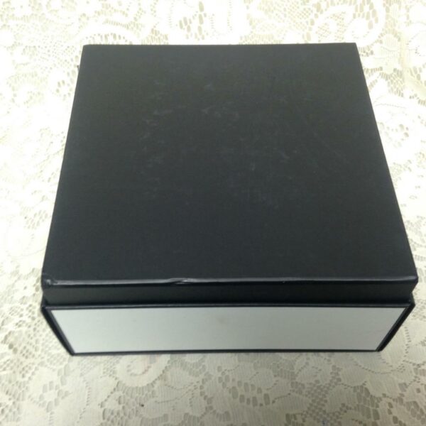 Chanel White and Black, Large Square Gift Box 8.5in Sq. x 4in (box Only)