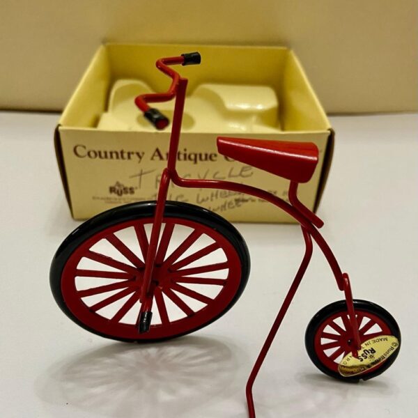 Vintage, Rare, Country Antique Ornament- Bicycle