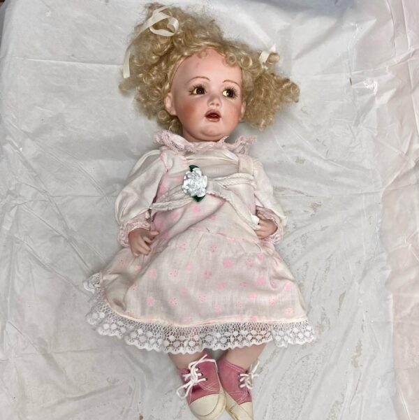 Vintage, JDK, Germany 18in Kestner Porcelain Baby Doll