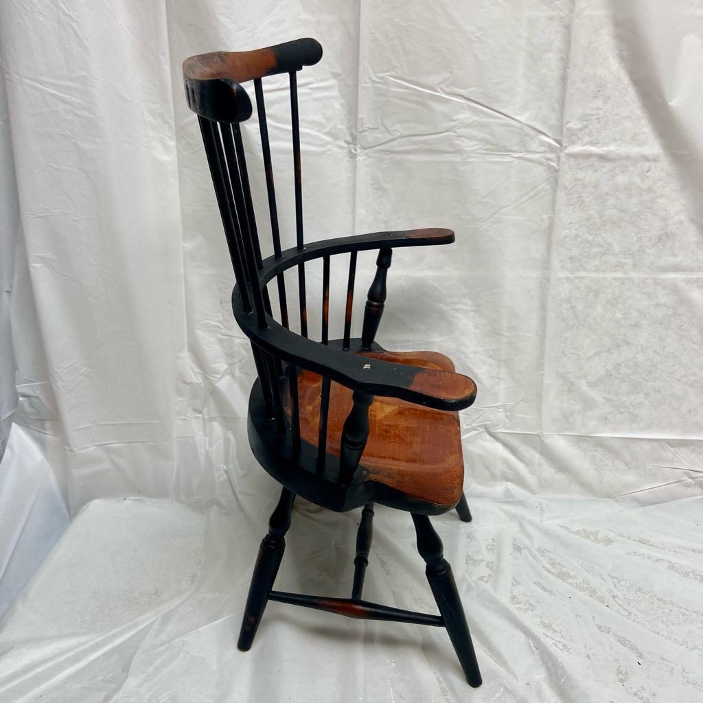 Vintage, Handcrafted, Large 15in x11in x6in Dolls Wooden Windsor Chair