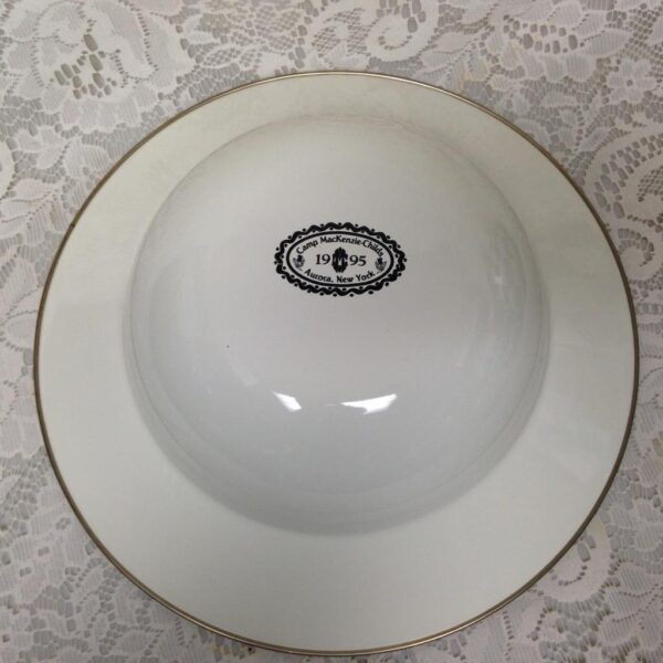 MacKenzie Childs Courtley Check 104 oz Pitcher 8.5in and Pasta -Wash Bowl 12in D