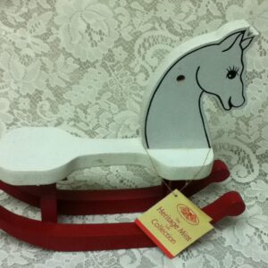 Heritage Mint Collection 12in x7in x11in Dolls Rocking Horse