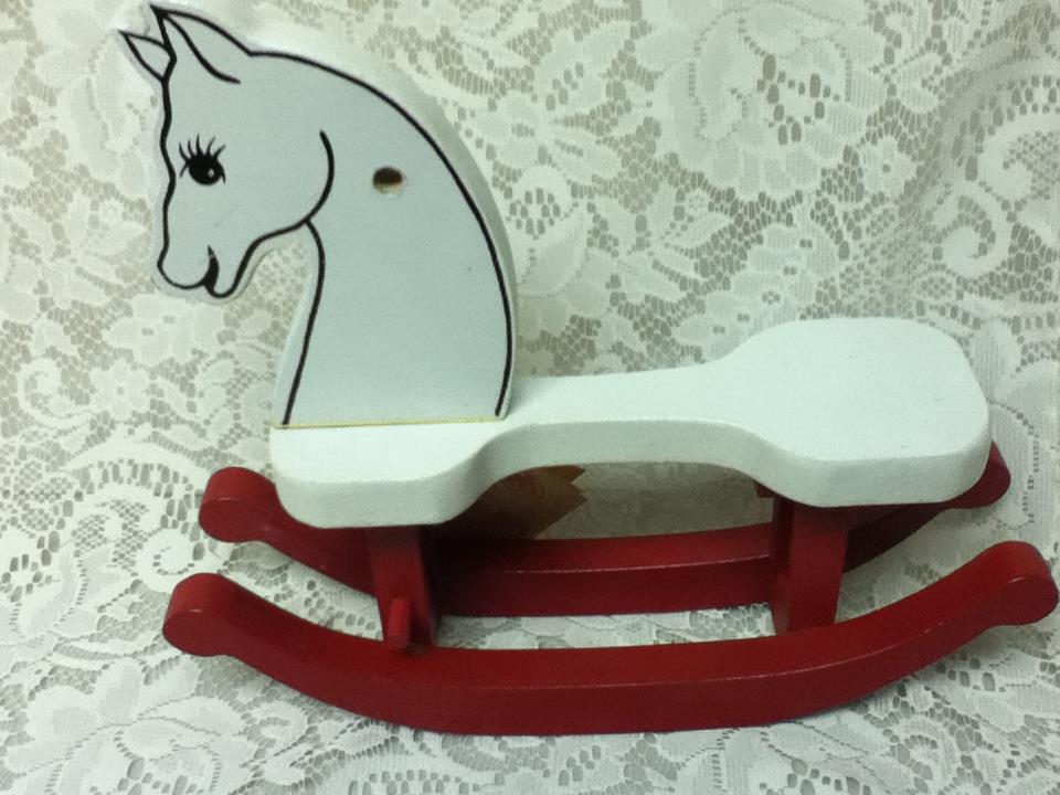 Heritage Mint Collection 12in x7in x11in Dolls Rocking Horse