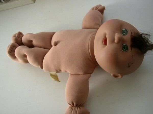 1991-95 Mattel, Signed Xavier Robert's, 13in Cabbage Patch Doll in Red Jumper