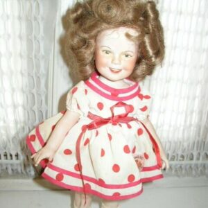 1973, Rare, 16in Porcelain Shirley Temple