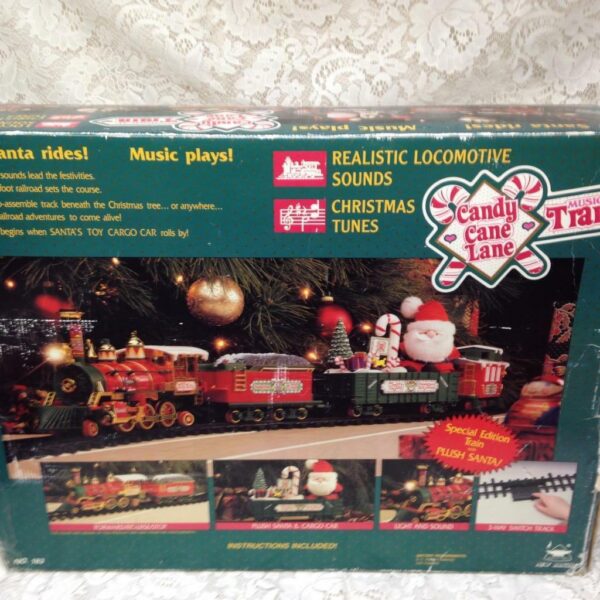 1994 Candy Cane LaneMusical Train 25in x 20in x 6.5in Box