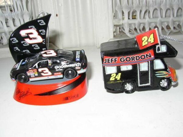 Nascar-Trevco Dale Earnhardt, #3 and Jeff Gordon Travel Van In Orig. Box