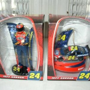 Nascar-Trevco Jeff Gordon #24; 2-pc Ornaments In Orig. Box