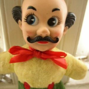 Vintage, 9in Stuffed Grandpa Pie Crust Eye Kewpie Doll