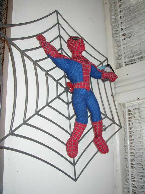 Vintage, Marvel, Large, 21-inch x 18-inch Amazing Spiderman in Web