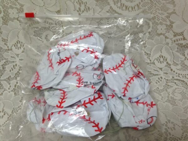 Vintage, Rare, All Pro Collegiate Ball, 14pc Inflatable Baseball Props