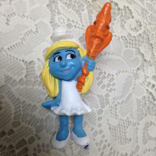 Adorable Smurfette Miniature, 3.5in Doll