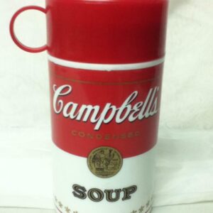 1998 Campbell Soup, Advertising Soup Container with Cup Lid 7.75in x 3.5in