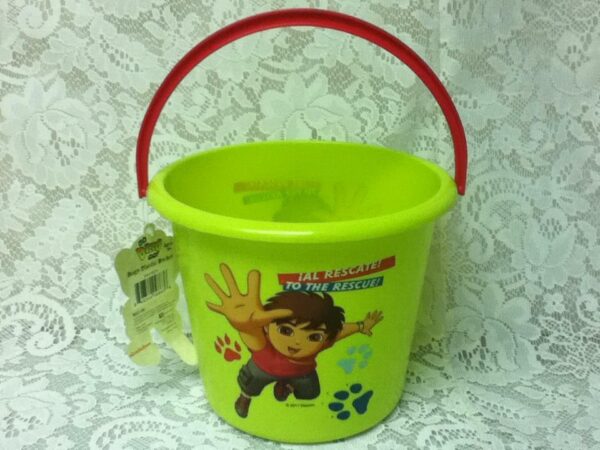 Nickelodeon, Diego to the Rescue, Plastic Candy or Toy Bucket 9in x 7.5in