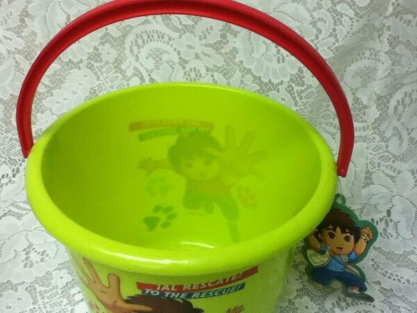 Nickelodeon, Diego to the Rescue, Plastic Candy or Toy Bucket 9in x 7.5in