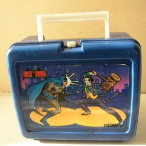 1982, DC Comics, Batman and Joker Blue Lunch Box