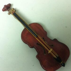 Vintage, Handcrafted, Dolls Wooden Violin or Cello 10in x 3.5in