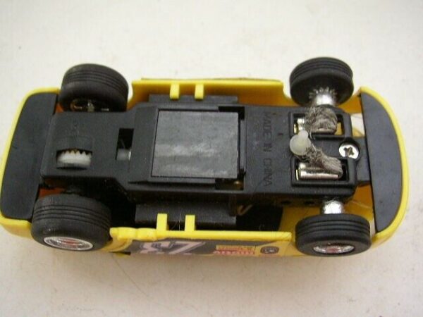 Vintage Yellow Cyclone Engine, 23 King Motiv Rev-ex Spi Racing Car