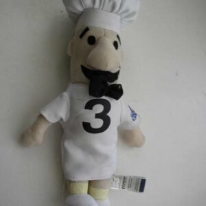 Collectible M Brewers- Chef #3 10-inch Fabric Doll