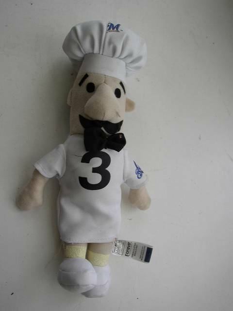 Collectible M Brewers- Chef #3 10-inch Fabric Doll