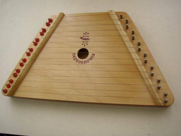 Vintage, Nepeneroyka Lap Harp in Orig. Box with 12 Songs or 6 Music Sheets