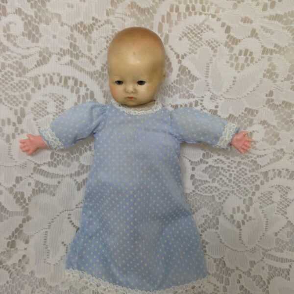 Antique, Armand Marseille German 8in Composition Bye Lo Doll (Dream Baby 341)